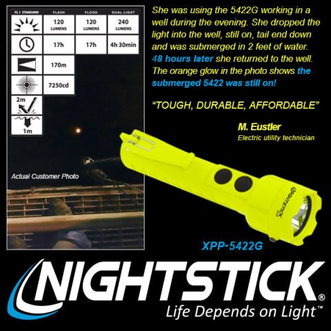 Nightstick XPP-5422GMA Çift Aydınlatma ATEX El Feneri