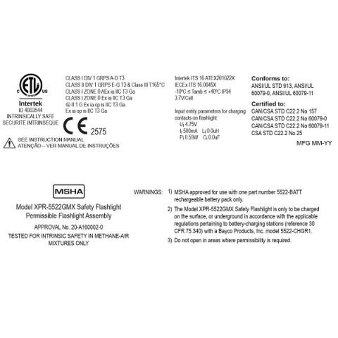 Nightstick XPR-5522GMX ATEX Şarjlı Exproof El Feneri - 15.990,00 TL