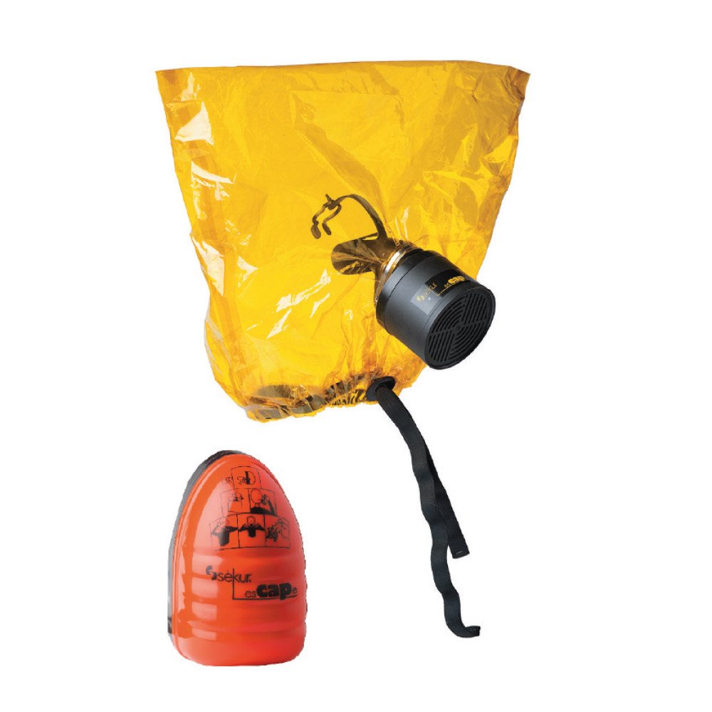 Sèkur ESCAPE Filtreli Yangından Kaçış Maskesi (15dk)